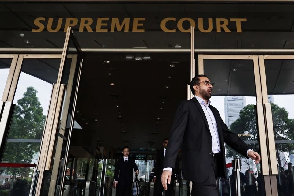 Workers’ Party chief Pritam Singh at the Supreme Court on Dec 4. - Photo: ST