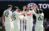 Cricket-First-over specialist Starc strikes again in Ashes