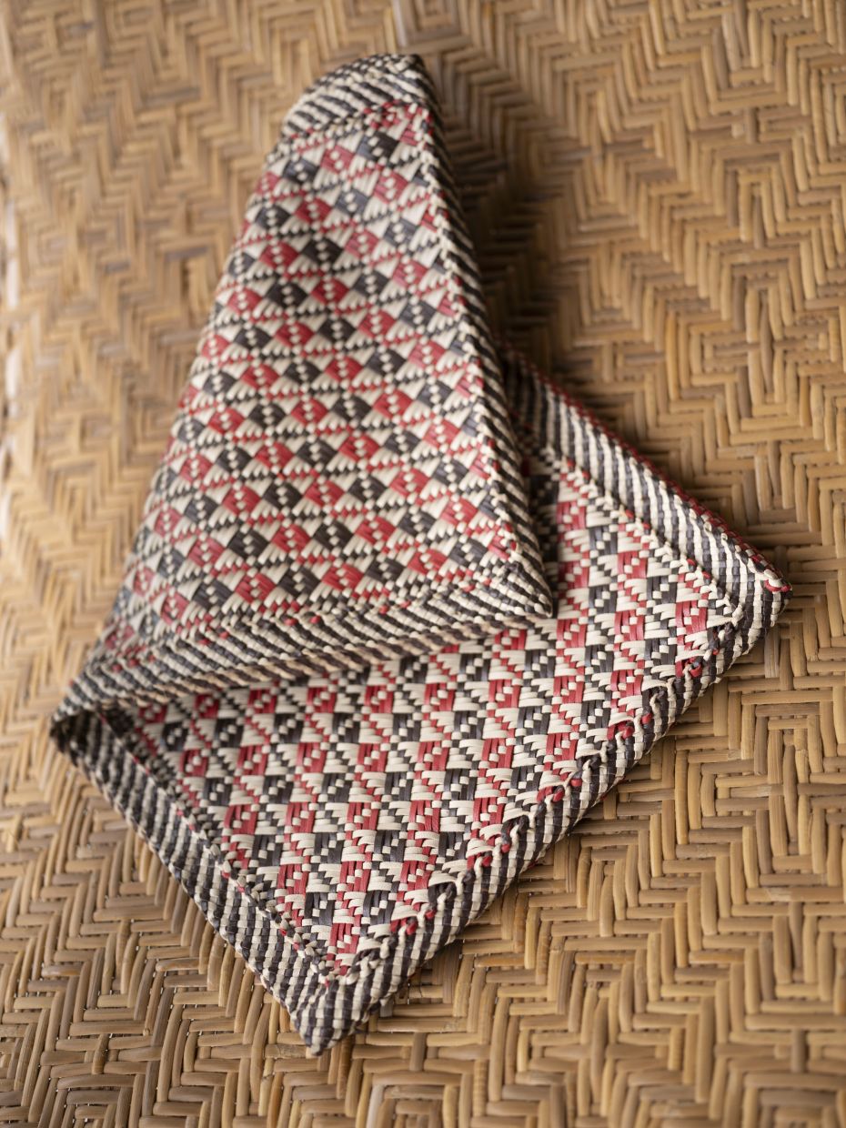 A finished woven leather bag at AB Global, where Dragon Diffusion bags are made in India. Photo: The New York Times