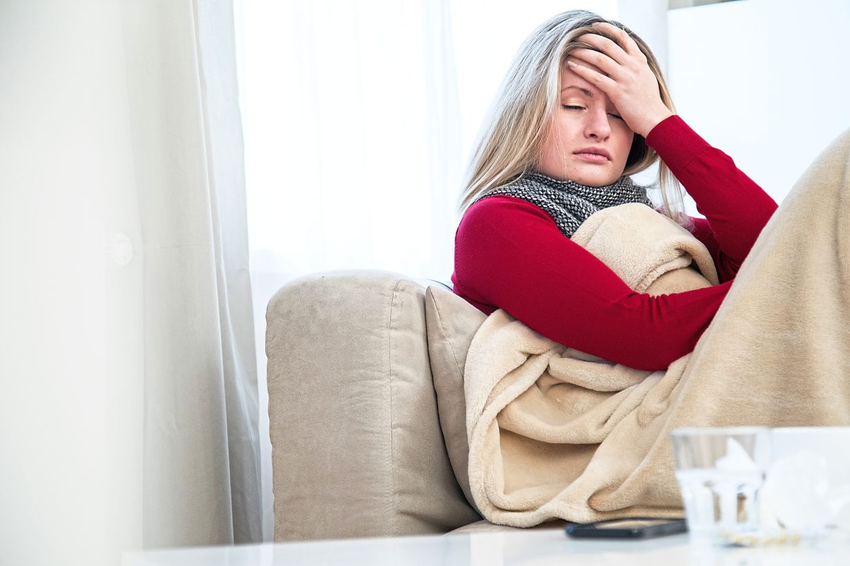 Don't just go on as normal when you have a cold