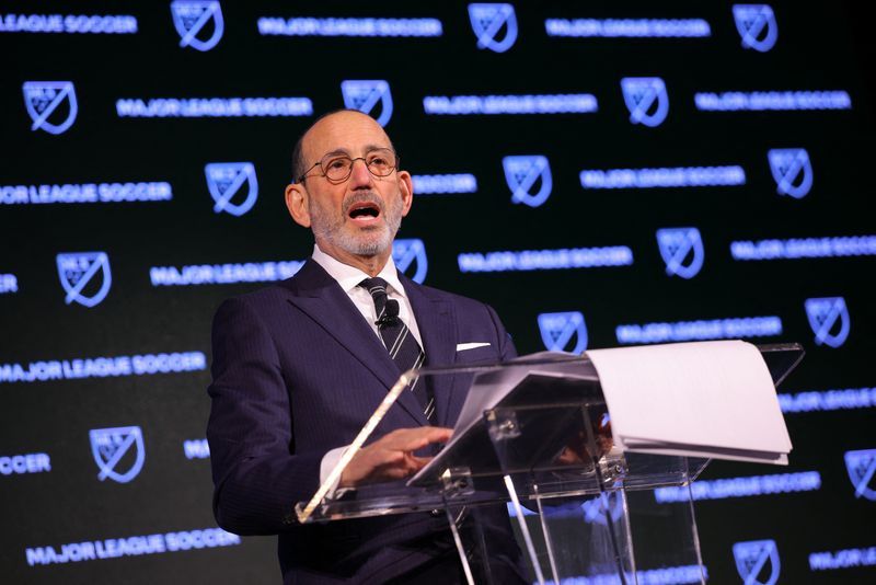 Soccer-On eve of World Cup draw, MLS commissioner says US soccer is thriving