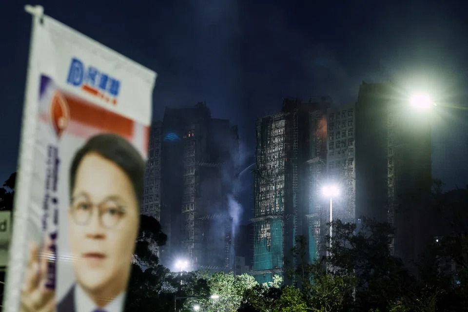 Hong Kong faces low election turnout as residents mourn deadly fire