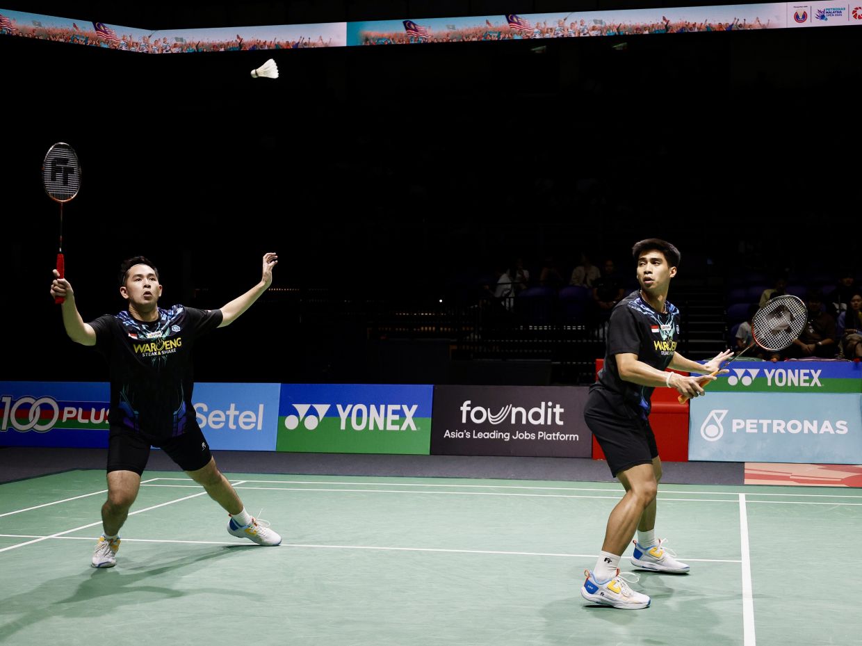 Indonesia's Sabar-Moh aim to spoil the party for M'sia led by Aaron-Soh