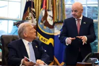 Soccer-Trump lauds Infantino for 'record breaking' World Cup