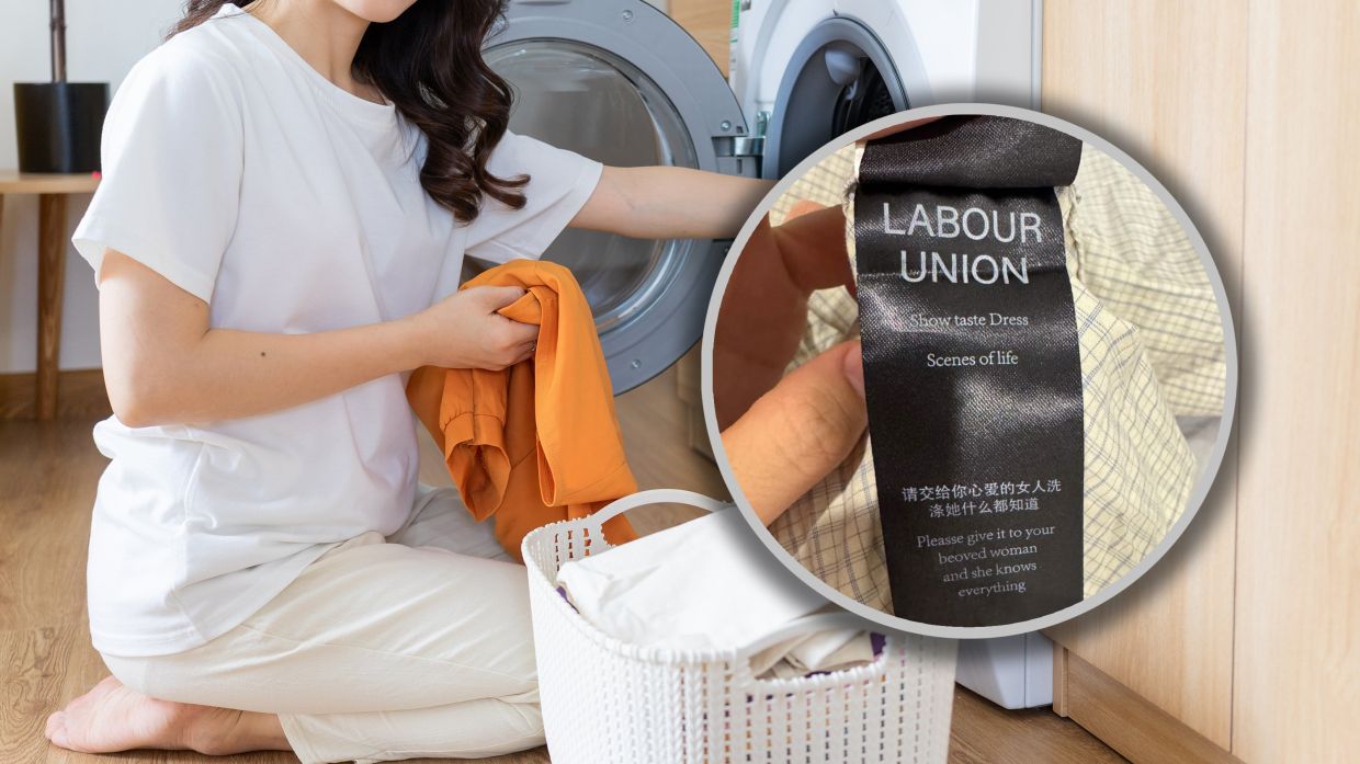 China clothing brand slammed for laundry tag, ‘please give it to your beloved woman’