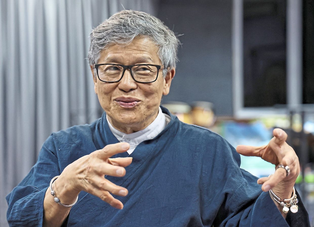 'What we really want to highlight is the fact that Yap Ah Loy was a man of great resilience and adaptability,' says Liau, who plays the senior Yap Ah Loy. Photo: The Star/Muhamad Shahril Rosli