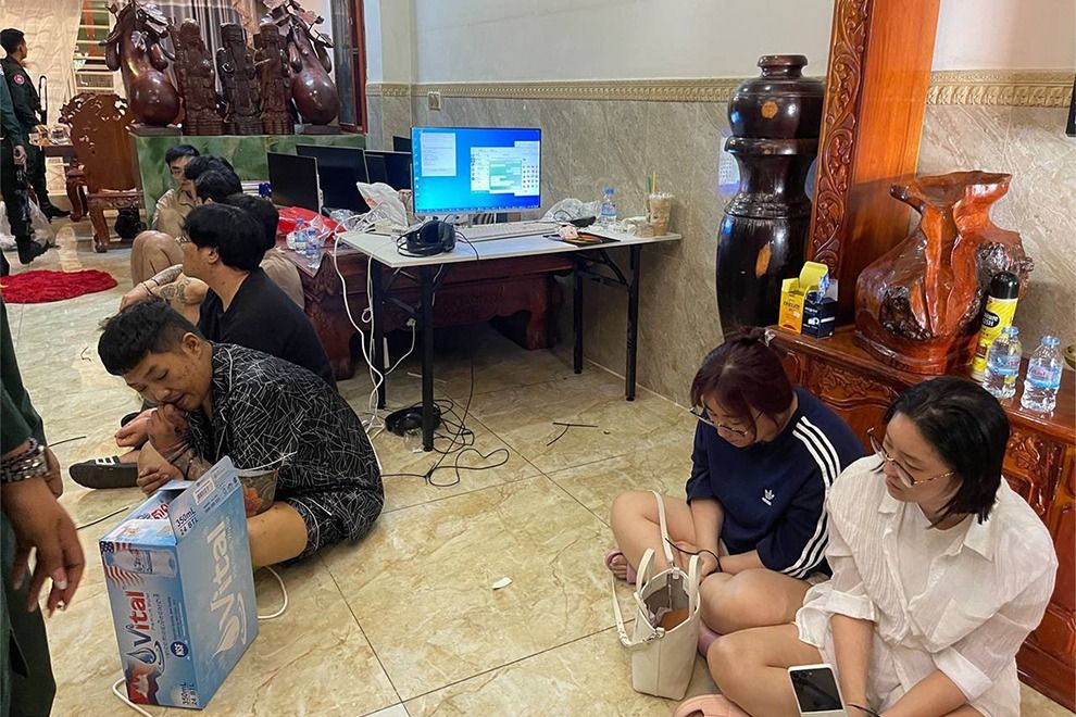 South Koreans, Cambodians detained for alleged online scam operation; scam scripts seized