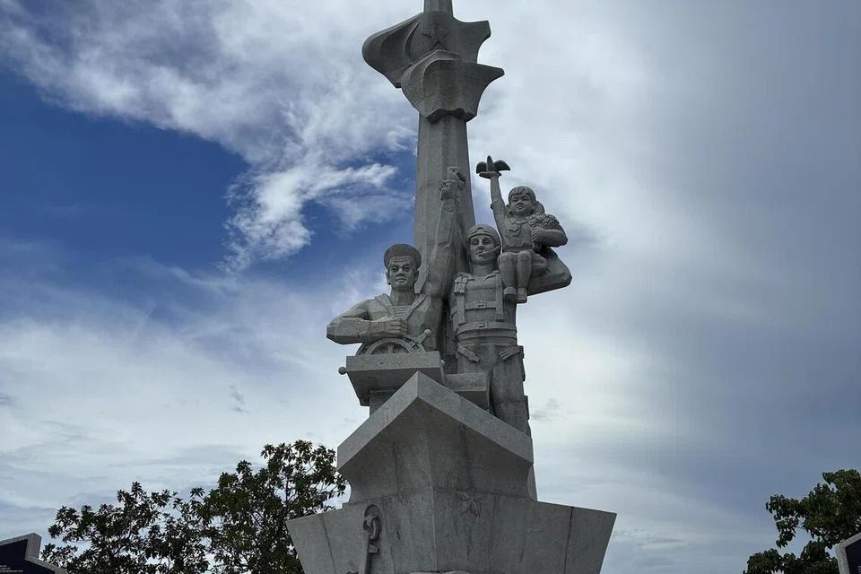 The 21m monument was completed in 2009. -- PHOTO: NGA PHAM