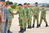 Royal Brunei Armed Forces personnel return after successful peacekeeping mission in Lebanon