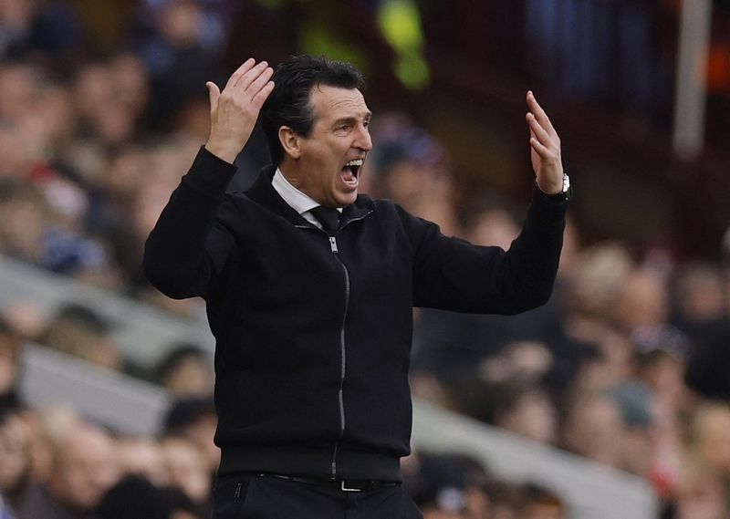Soccer-Aston Villa on a roll but Emery plays down title talk