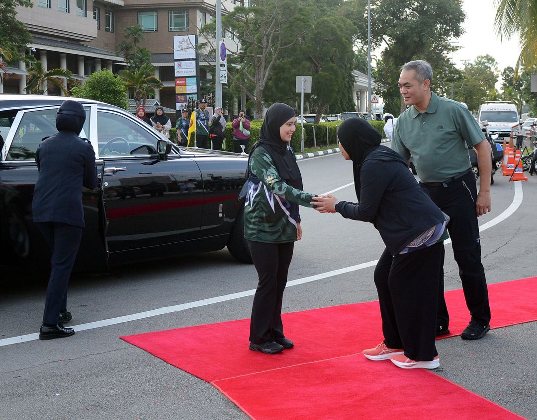 Arrival of Her Royal Highness Princess Hafizah Sururul Bolkiah. - Photo: Borneo Bulletin/ANN