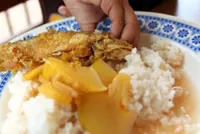 Half portion-half price, star rating among suggestions