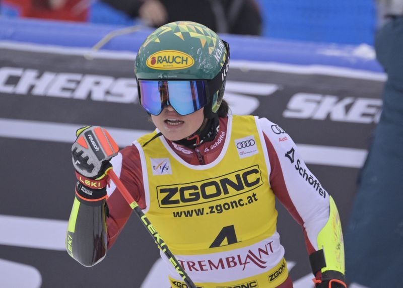 Alpine skiing-Austrian Scheib wins women's World Cup giant slalom at Mont Tremblant