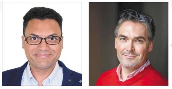 Sagar Goel (left) is BCG managing director and partner, while Hanno Stegmann is a managing director and partner in BCG X.