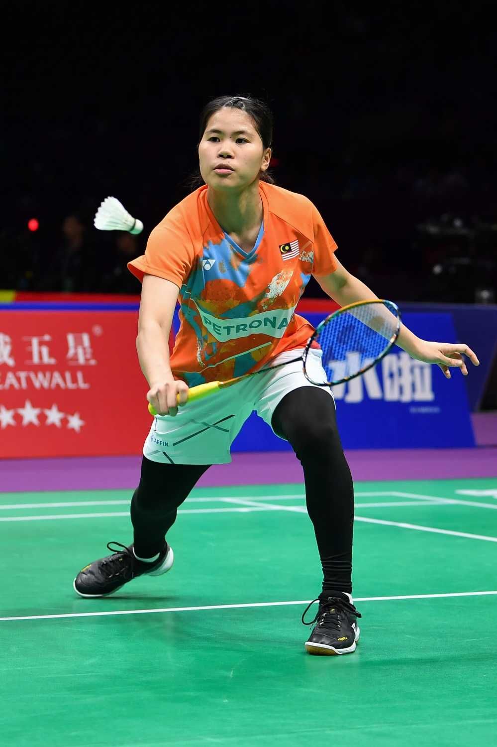 On point: Siti Zulaikha Azmi beat Bui Bich Phuong 21-19, 21-19 to contribute the winning point against Vietnam in the quarter-finals.