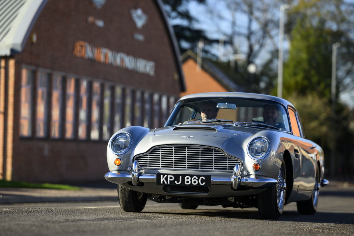 The DB5 is arguably the most well-known model from Aston Martin’s history. — Photo: Aston Martin/PA Media/dpa