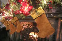 Fancy a Christmas stocking made from King Charles III's drapes?