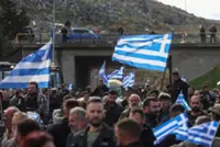 Greek farmers block borders, airport and roads in protest at delayed EU farm subsidies