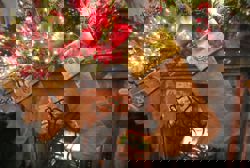 Fancy a Christmas stocking made from King Charles III's drapes?