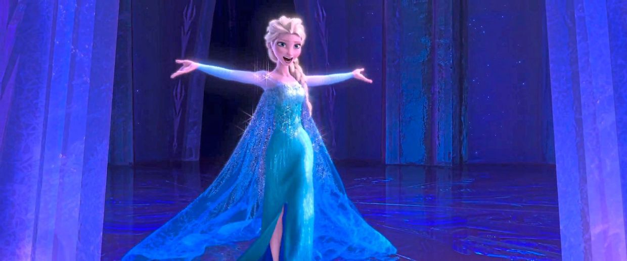 Elsa finally lets it go and becomes the Snow Queen in the 2013 hit animated movie Frozen. Dealing with stress sometimes means letting go of past regrets and grievances. — Handout