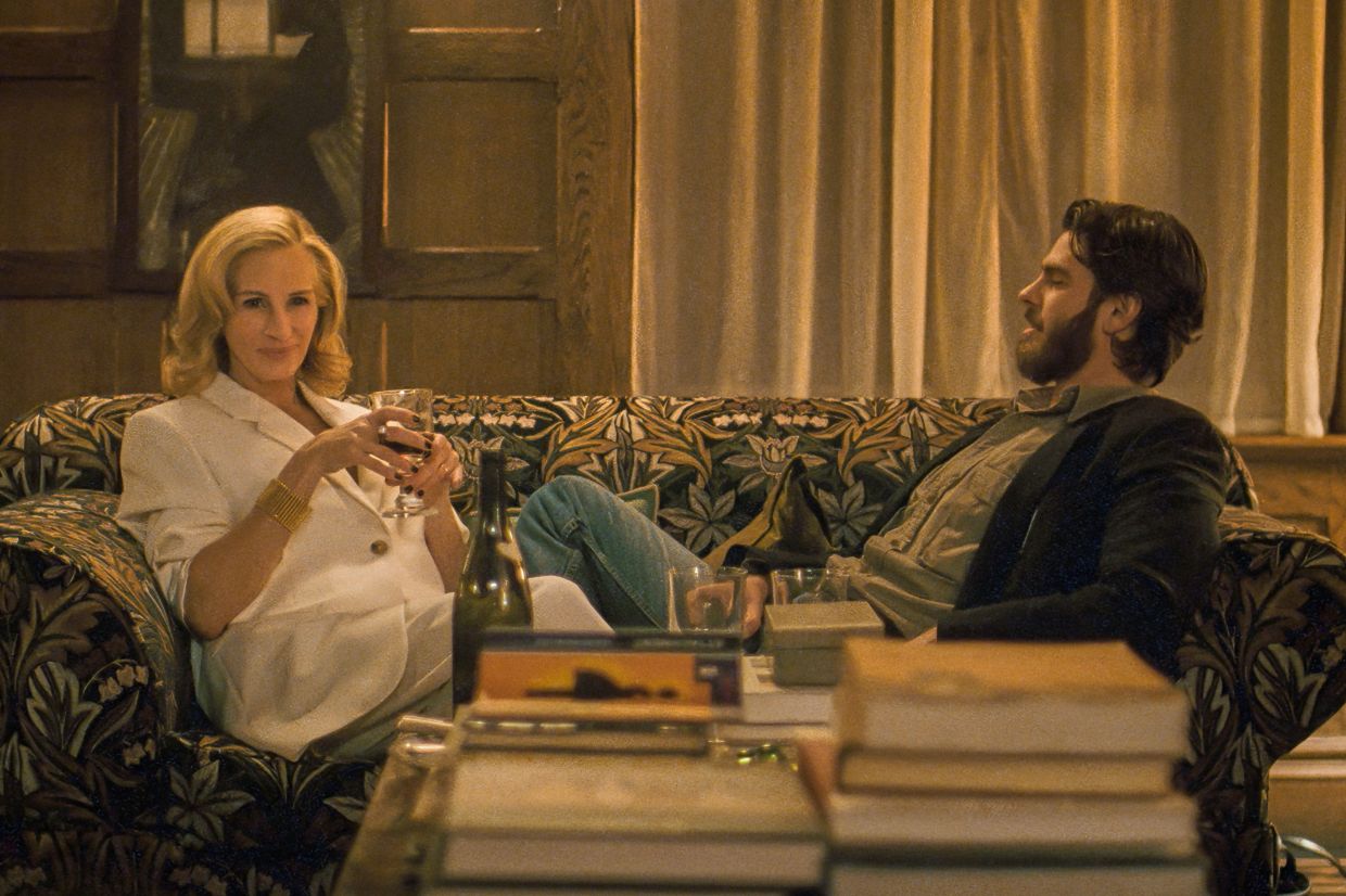 Julia Roberts and Andrew Garfield in a scene from 'After the Hunt'. Photo: Handout