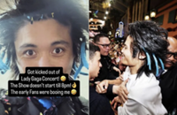 Man who rushed at Ariana Grande at Wicked premiere kicked out of Lady Gaga concert in Australia