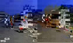 Bus crash on Vietnam expressway leaves three dead, 10 injured