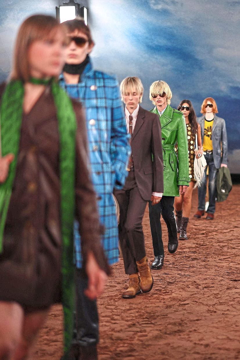 Burberry’s latest runway show celebrates its British roots, doubling down on heritage and contemporary style. Photo: AFP