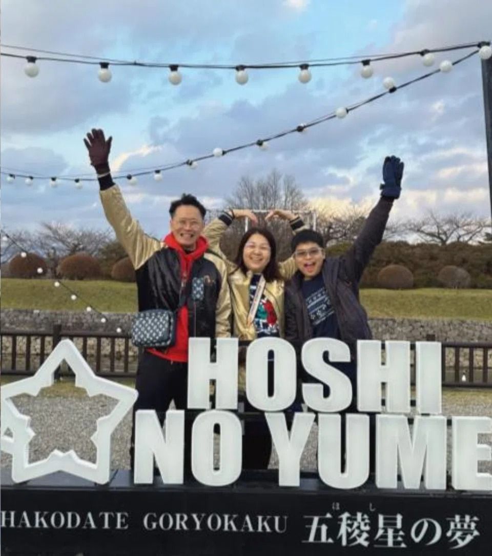 Melvyn Xu was on holiday in Hakodate city with his wife and 12-year-old son when the earthquake struck. - MELVYN XU/ FACEBOOK