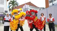 ‘Girls can roar too’ with school’s first female lion dance team