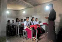 Bombs send youth to bunker schools