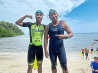This young Malaysian is chasing after the same finish line as his father