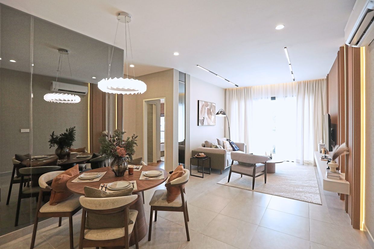 The development in Kota Kemuning is ideal for young professionals, upgraders and small families. — Photos: YAP CHEE HONG/The Star