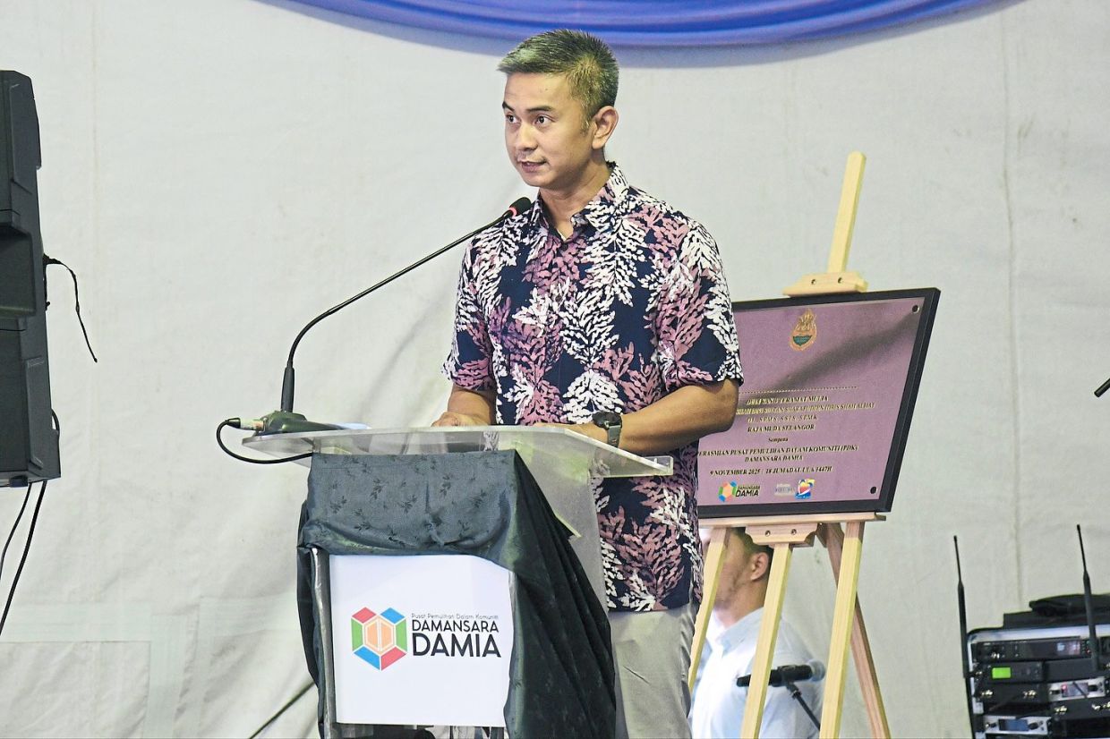 Izhar said he was inspired to establish the centre after his daughter was diagnosed with mild autism at age three in 2020. — Photo from Selangor Royal Office Facebook page