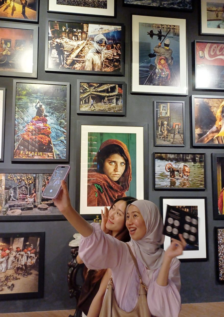 The Library also offers plenty of Instagram-worthy spots, such as the Art Wall. Photo: The Star/Art Chen