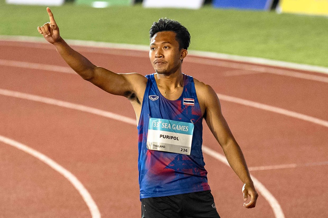 Puripol, Shanti reign as Southeast Asia's sprint king and queen