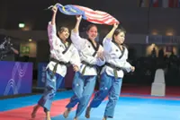 Magical girls of poomsae