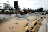 Pipe bursts in Section 17, PJ