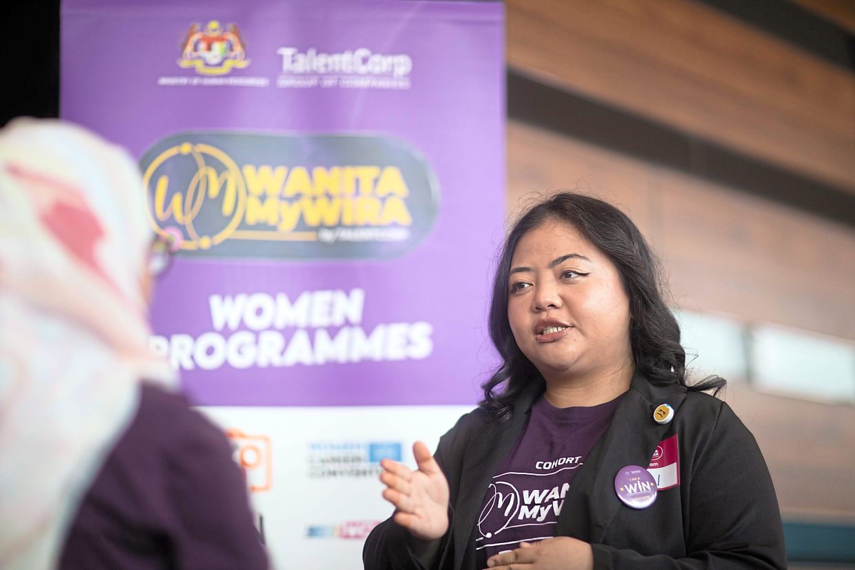 ‘This programme helps women find their voice and expand their sense of what is possible for them,’ said Ria Angel Jasri. 