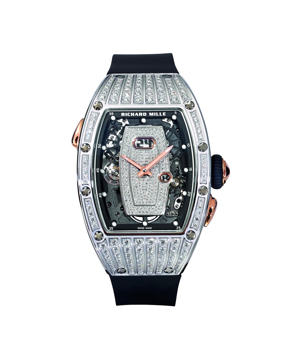 The RM 037 White Gold Snow Set retains the technical DNA of the brand while elevating its design with exquisite materials and clever engineering.