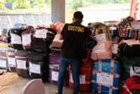 Batam customs office uncovers new way to smuggle used clothing