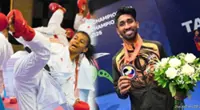 Double gold in karate as first-timer Thevendran and old-hand Shahmalarani deliver