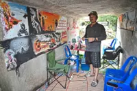 Visions of peace in a shelter from chaos