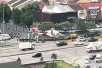 QuickCheck: Did a trailer carrying a helicopter cause a traffic jam on the Kesas highway?