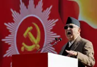 Ousted Nepal PM's party holds biggest rally since Gen Z protests