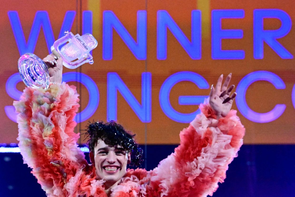 Nemo has announced they will be returning their trophy after Israel was permitted to compete in the 2026 competition. — AFP