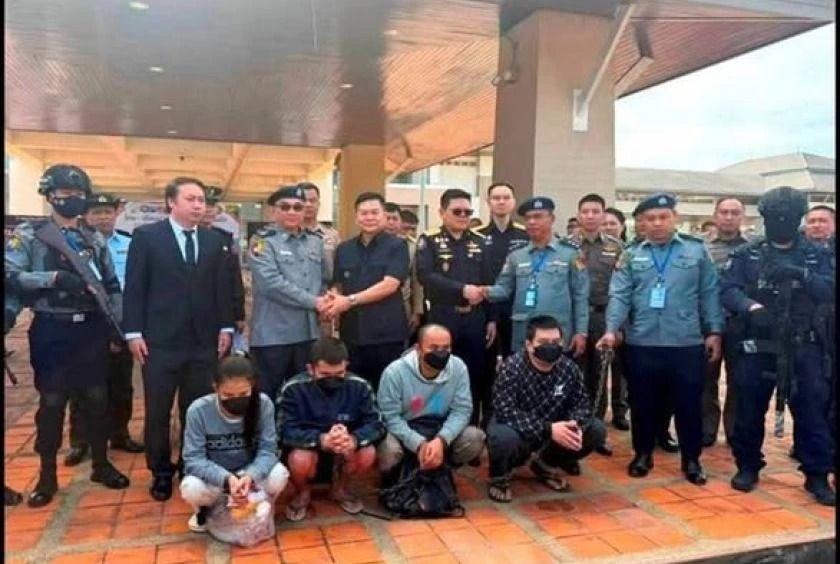 Myanmar hands over three drug fugitives to Thailand