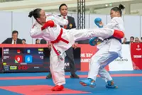 Bronze of tears for karate exponent Zakiah