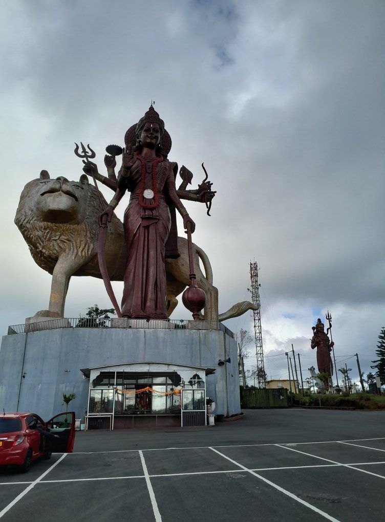 Ganga Talao is where the world's tallest Durga statue is found.