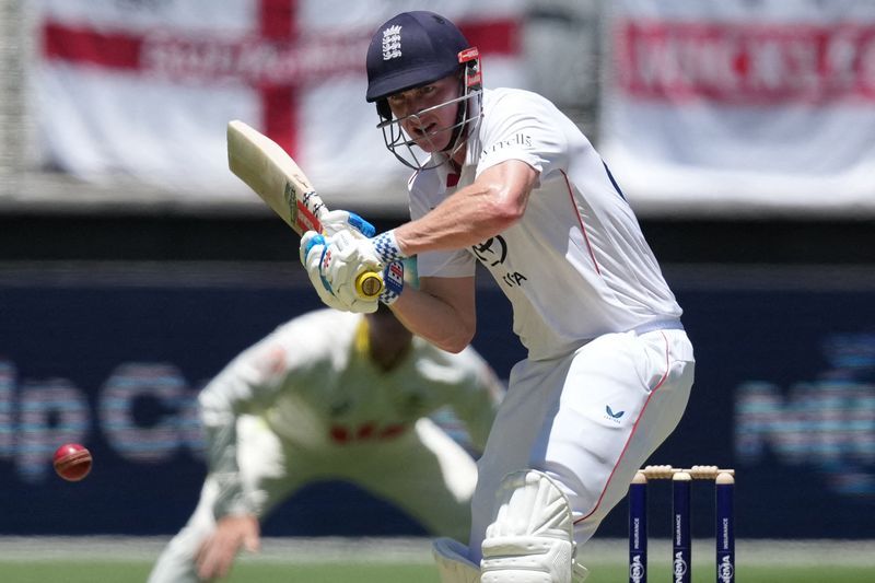 Cricket-England's Brook admits he needs to rein himself in with Ashes on the line